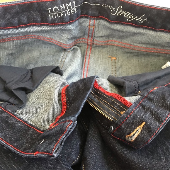 Tommy Hilfiger 30” Inseam Classic Straight Jeans - Picture 6 of 7